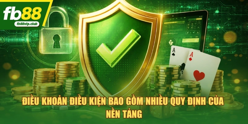 Điều khoản điều kiện bao gồm nhiều quy định của nền tảng