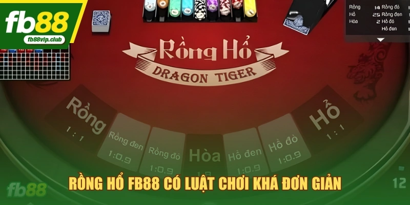 Rồng Hổ FB88 có luật chơi khá đơn giản