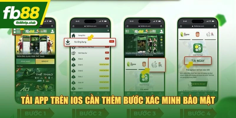 Tải app trên IOS cần thêm bước xác minh bảo mật
